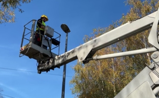 Wymiana lamp ulicznych